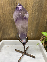Load image into Gallery viewer, Phantom Amethyst point on display stand