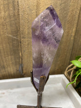 Load image into Gallery viewer, Phantom Amethyst point on display stand