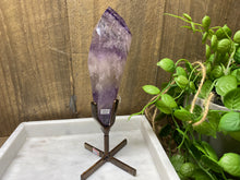 Load image into Gallery viewer, Phantom Amethyst point on display stand