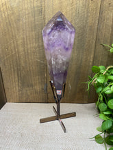 Load image into Gallery viewer, Phantom Amethyst point on display stand