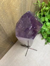 Load image into Gallery viewer, Phantom Amethyst point on display stand