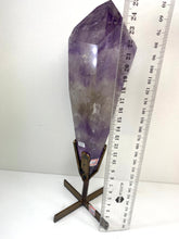 Load image into Gallery viewer, Phantom Amethyst point on display stand