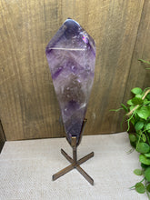 Load image into Gallery viewer, Phantom Amethyst point on display stand