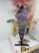 Load image into Gallery viewer, Phantom Amethyst point on display stand