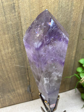 Load image into Gallery viewer, Phantom Amethyst point on display stand