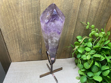 Load image into Gallery viewer, Phantom Amethyst point on display stand