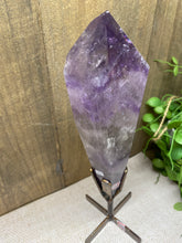 Load image into Gallery viewer, Phantom Amethyst point on display stand