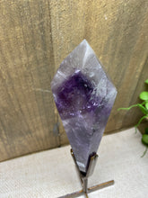 Load image into Gallery viewer, Phantom Amethyst point on display stand