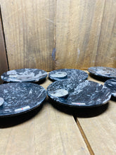 Load image into Gallery viewer, Polished Fossil Ammonite Orthoceras Bowl - home decor