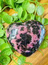Load image into Gallery viewer, Rhodonite love heart