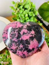 Load image into Gallery viewer, Rhodonite love heart
