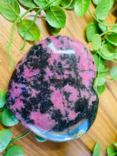 Load image into Gallery viewer, Rhodonite love heart