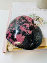 Load image into Gallery viewer, Rhodonite love heart