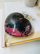 Load image into Gallery viewer, Rhodonite love heart