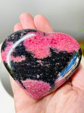 Load image into Gallery viewer, Rhodonite love heart