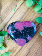Load image into Gallery viewer, Rhodonite love heart