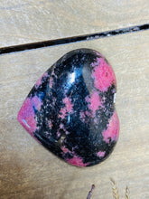 Load image into Gallery viewer, Rhodonite love heart