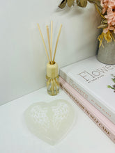 Load image into Gallery viewer, Selenite love heart disc and charging disc