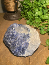 Load image into Gallery viewer, Sodalite tea light Candle Holders, natural stone / crystal