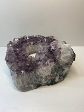 Load image into Gallery viewer, Amethyst Crystal tea light candle holder - home décor