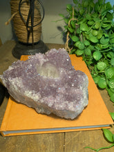 Load image into Gallery viewer, Amethyst Crystal tea light candle holder - home décor