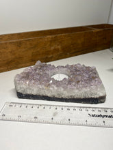 Load image into Gallery viewer, Amethyst Crystal tea light candle holder
