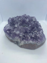 Load image into Gallery viewer, Amethyst Crystal tea light candle holder - home décor