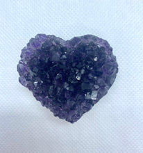 Load image into Gallery viewer, Amethyst crystal heart