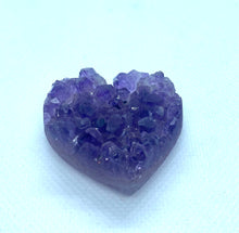 Load image into Gallery viewer, Amethyst crystal heart