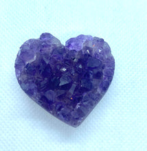 Load image into Gallery viewer, Amethyst crystal heart