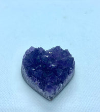 Load image into Gallery viewer, Amethyst crystal heart