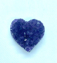 Load image into Gallery viewer, Amethyst crystal heart