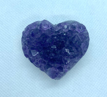 Load image into Gallery viewer, Amethyst crystal heart