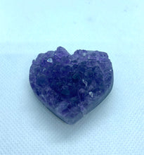 Load image into Gallery viewer, Amethyst crystal heart