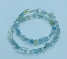 Load image into Gallery viewer, Aquamarine bead necklace