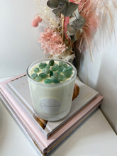 Load image into Gallery viewer, Large Aventurine natural soy Candle - Large candle size (285g)