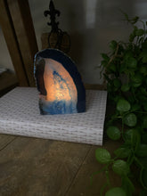 Load image into Gallery viewer, Blue Agate tea light Candle Holder