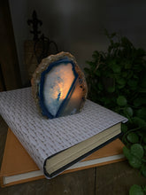 Load image into Gallery viewer, Blue Agate tea light Candle Holder