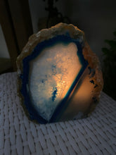 Load image into Gallery viewer, Blue Agate tea light Candle Holder