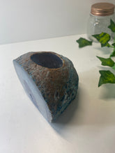 Load image into Gallery viewer, Blue Agate tea light Candle Holder 56