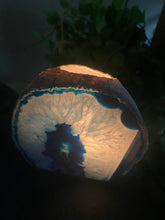 Load image into Gallery viewer, Blue Agate tea light Candle Holder 56