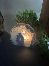 Load image into Gallery viewer, Blue Agate tea light Candle Holder 56