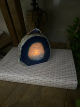 Load image into Gallery viewer, Blue Agate tea light Candle Holder