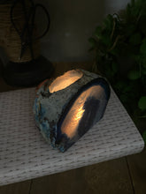 Load image into Gallery viewer, Blue Agate tea light Candle Holder