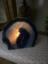 Load image into Gallery viewer, Blue Agate tea light Candle Holder