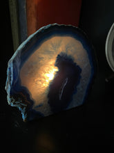 Load image into Gallery viewer, Blue Agate tea light Candle Holder