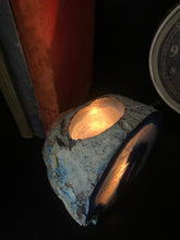 Load image into Gallery viewer, Blue Agate tea light Candle Holder