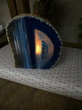 Load image into Gallery viewer, Blue Agate tea light Candle Holder