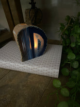 Load image into Gallery viewer, Blue Agate tea light Candle Holder