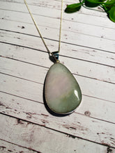 Load image into Gallery viewer, Burmese Jade Stirling silver pendant - necklace